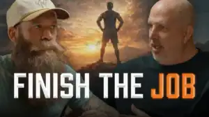 march or die thumbnail with Sean Kennard and guest Jason Skaers. Text that says "Finish The Job"