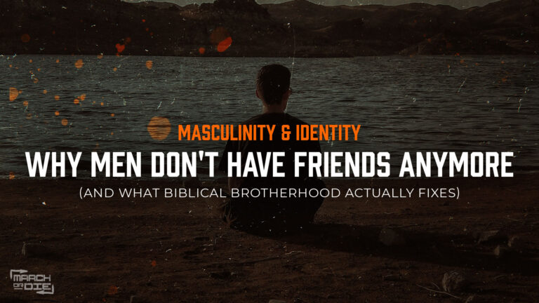 Why Men Don’t Have Friends Anymore (And What Biblical Brotherhood Actually Fixes)